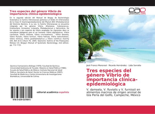 Produktbild: Tres especies del g&eacute;nero Vibrio de importancia cl&iacute;nica-epidemiol&oacute;gica