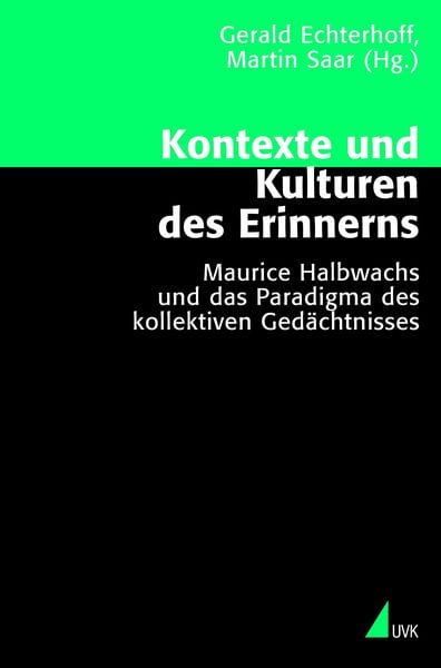 Produktbild: Kontexte und Kulturen des Erinnerns