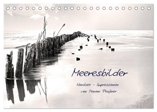 Produktbild: Meeresbilder - Nordsee-Impressionen (Tischkalender 2026 DIN A5 quer), CALVENDO Monatskalender