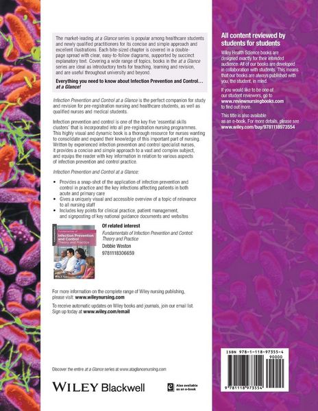 Produktbild: Infection Prevention and Control at a Glance