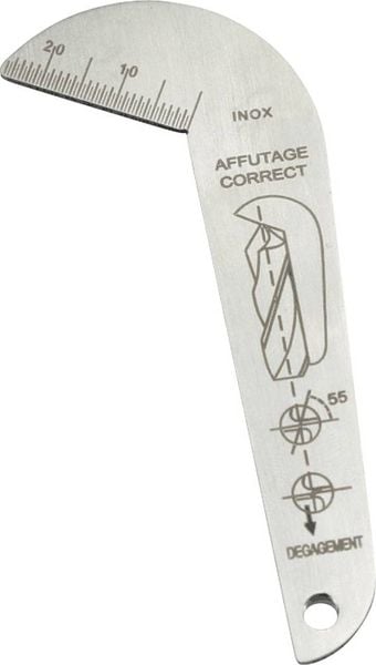 Dasqua 8511-0010 Bohrpunktlehre 118° (min)