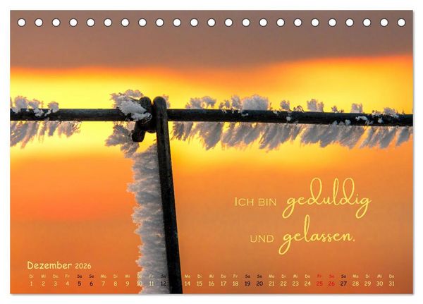 Produktbild: Weibliche Kraft - 12 Impulse zu deiner Wirksamkeit als Frau (Tischkalender 2026 DIN A5 quer), CALVENDO Monatskalender
