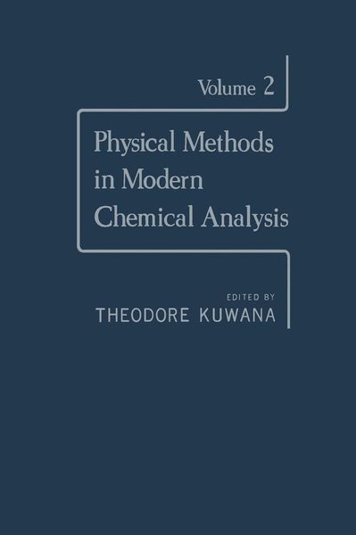 Produktbild: Physical Methods in Modern Chemical Analysis V2