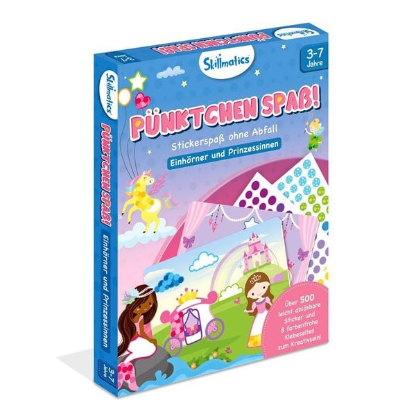 Produktbild: P&uuml;nktchen Spa&szlig; - Einh&ouml;rner und Prinzessinnen