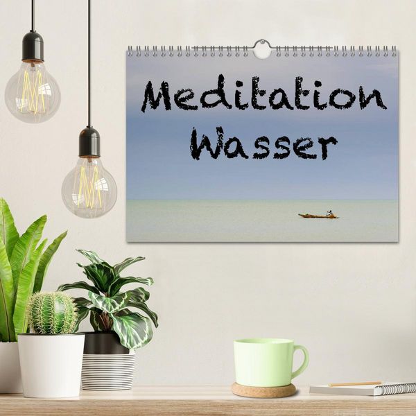 Produktbild: Meditation Wasser (Wandkalender 2026 DIN A4 quer), CALVENDO Monatskalender