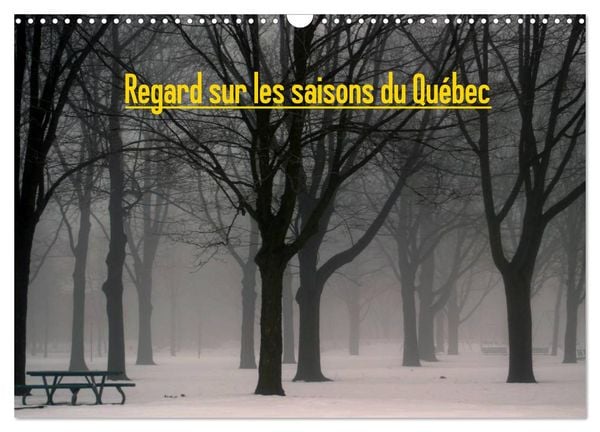Produktbild: Regard sur les saisons du Qu&eacute;bec (Calendrier mural 2026 DIN A3 vertical), CALVENDO calendrier mensuel
