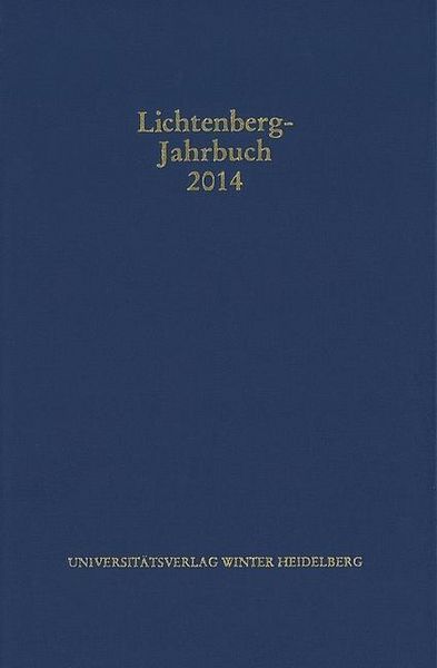 Produktbild: Lichtenberg-Jahrbuch 2014