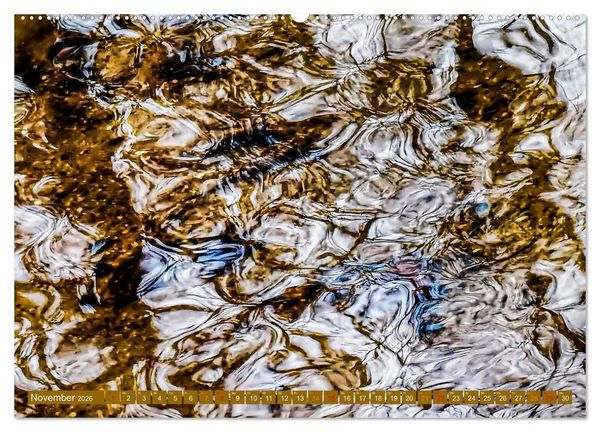 Produktbild: Bachwasser (hochwertiger Premium Wandkalender 2026 DIN A2 quer), Kunstdruck in Hochglanz