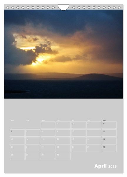 Produktbild: Orkney: A land with a view (Wall Calendar 2026 DIN A4 portrait), CALVENDO 12 Month Wall Calendar