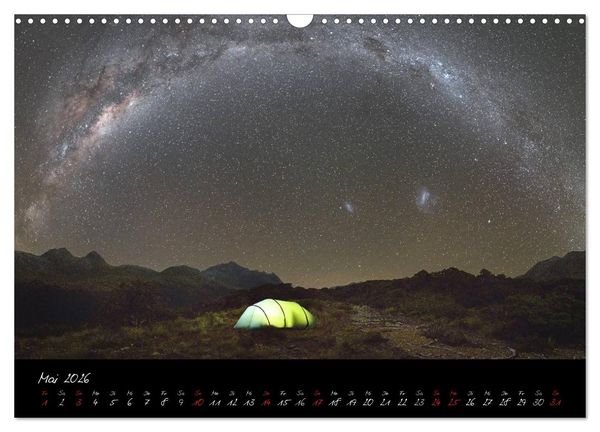 Produktbild: Faszination Milchstra&szlig;e - eine Reise zu den Nachtlandschaften unserer Erde (Wandkalender 2026 DIN A3 quer), CALVENDO Monatskalender