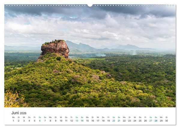 Produktbild: Traumziel Sri Lanka (hochwertiger Premium Wandkalender 2026 DIN A2 quer), Kunstdruck in Hochglanz