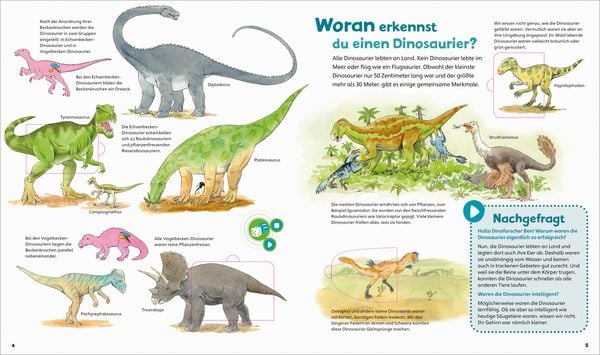 Produktbild: BOOKii&reg; WAS IST WAS Junior Komm mit zu den Dinosauriern!
