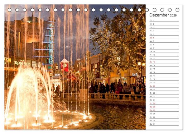 Produktbild: Los Angeles - Kalifornien (Tischkalender 2026 DIN A5 quer), CALVENDO Monatskalender
