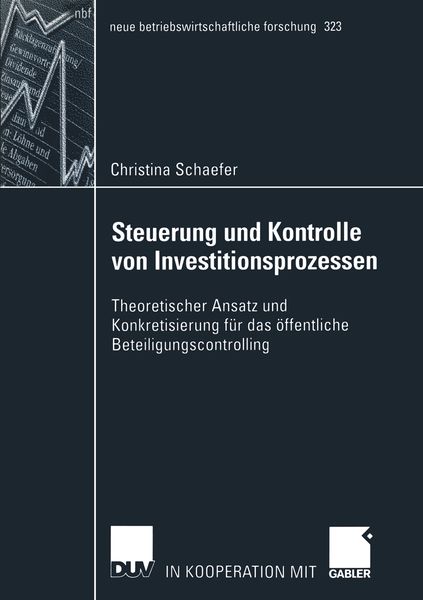 Produktbild: Steuerung und Kontrolle von Investitionsprozessen