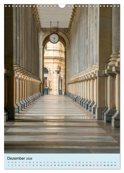 Produktbild: Spaziergang durch Karlovy Vary (Wandkalender 2026 DIN A3 hoch), CALVENDO Monatskalender