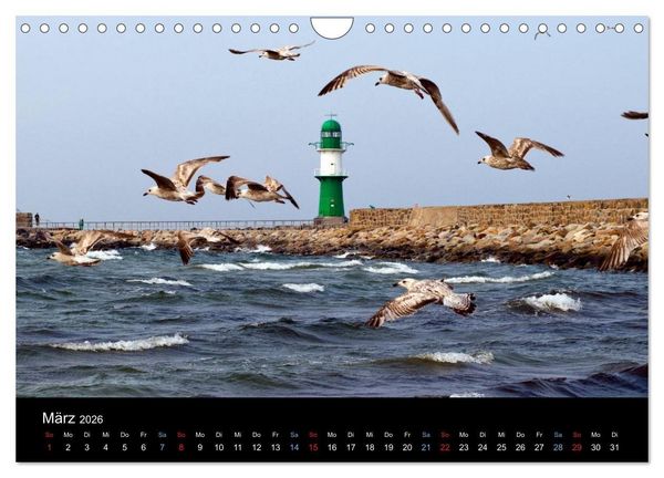 Produktbild: Warnem&uuml;nde - Maritime Landschaften (Wandkalender 2026 DIN A4 quer), CALVENDO Monatskalender