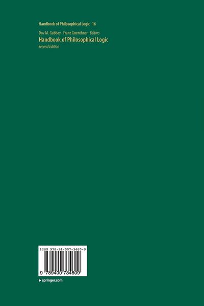 Produktbild: Handbook of Philosophical Logic