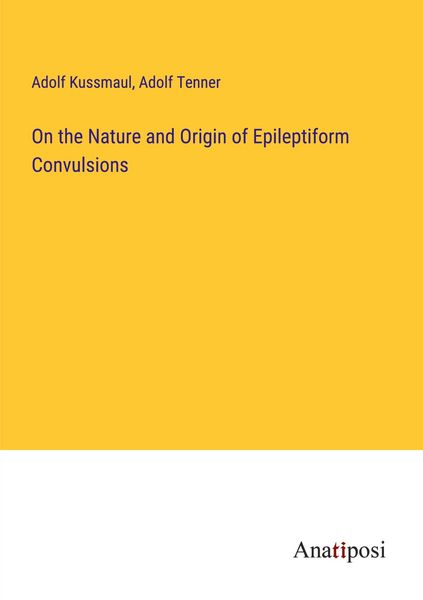 Produktbild: On the Nature and Origin of Epileptiform Convulsions