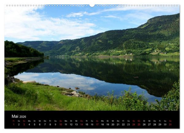 Produktbild: Norwegen 2026 (hochwertiger Premium Wandkalender 2026 DIN A2 quer), Kunstdruck in Hochglanz