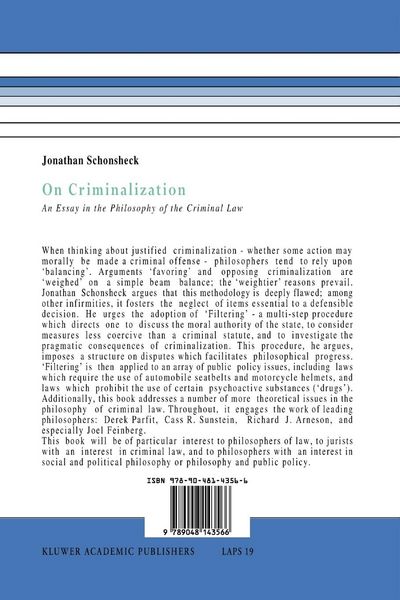 Produktbild: On Criminalization
