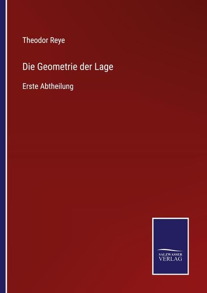 Produktbild: Die Geometrie der Lage