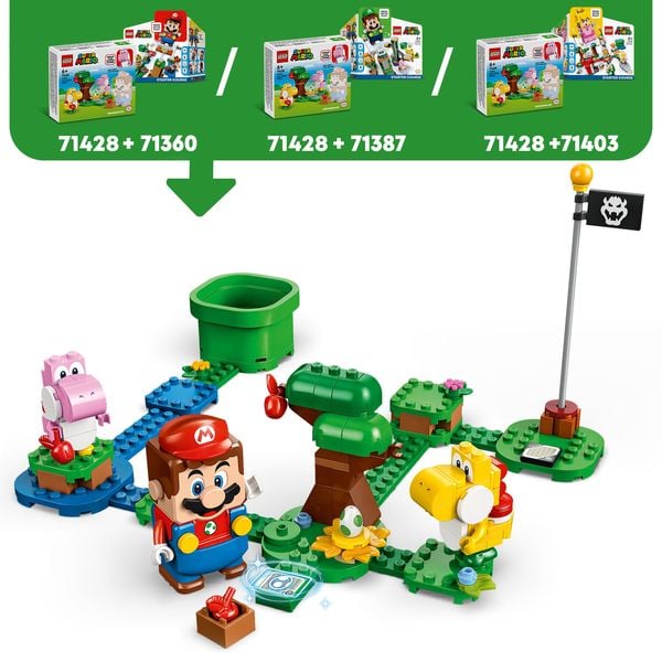 LEGO Super Mario 71428 Yoshis wilder Wald – Erweiterungsset mit 2 Figuren