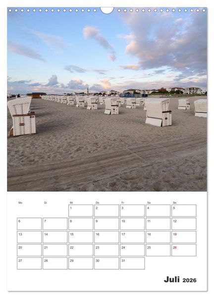 Produktbild: Warnem&uuml;nde Urlaub f&uuml;r zu Hause (Wandkalender 2026 DIN A3 hoch), CALVENDO Monatskalender