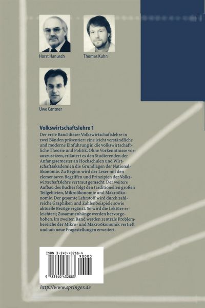 Produktbild: Volkswirtschaftslehre 1