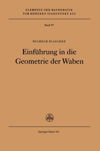 Produktbild: Einf&uuml;hrung in die Geometrie der Waben