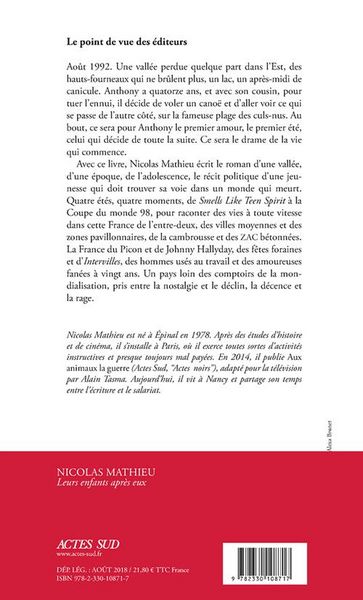 Produktbild: Mathieu, N: Leurs enfants apr&egrave;s eux
