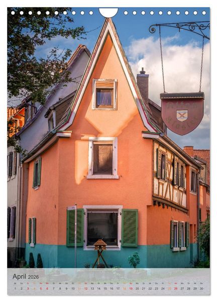 Produktbild: Stadtbummel in Ladenburg - Die R&ouml;mer- und Fachwerk-Stadt (Wandkalender 2026 DIN A4 hoch), CALVENDO Monatskalender