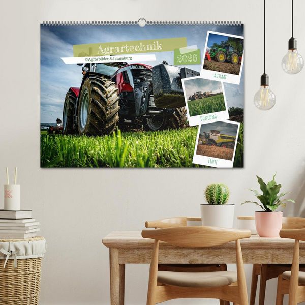 Produktbild: Agrartechnik (Wandkalender 2026 DIN A2 quer), CALVENDO Monatskalender