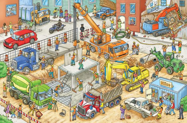 Produktbild: My Little Wimmelbook(r) - At the Construction Site