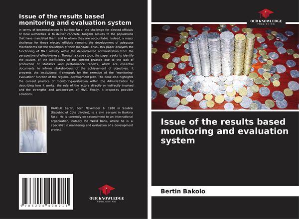 Produktbild: Issue of the results based monitoring and evaluation system