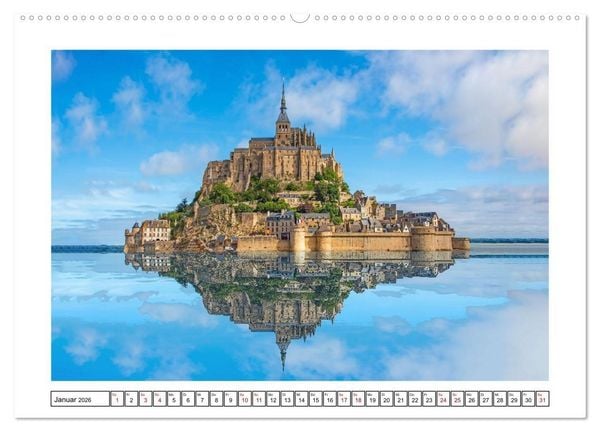 Produktbild: Normandie - Frankreichs wundersch&ouml;ner Norden (hochwertiger Premium Wandkalender 2026 DIN A2 quer), Kunstdruck in Hochglanz