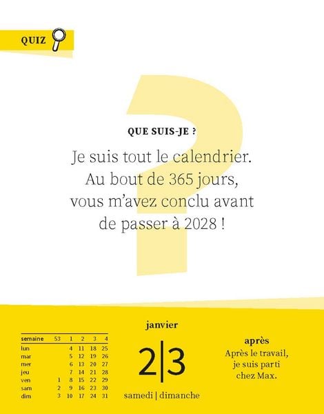Produktbild: Langenscheidt Sprachkalender Franz&ouml;sisch 2027