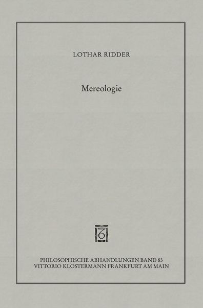 Produktbild: Mereologie
