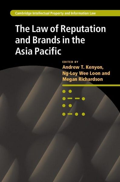 Produktbild: Law of Reputation and Brands in the Asia Pacific