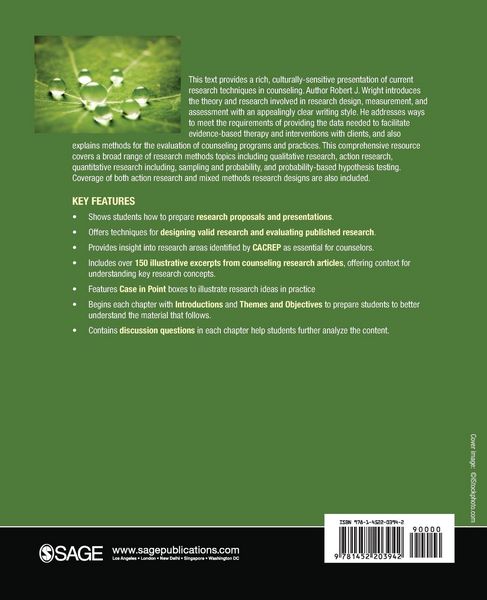 Produktbild: Research Methods for Counseling