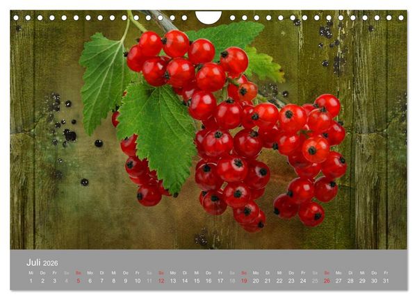 Produktbild: Obst (Wandkalender 2026 DIN A4 quer), CALVENDO Monatskalender