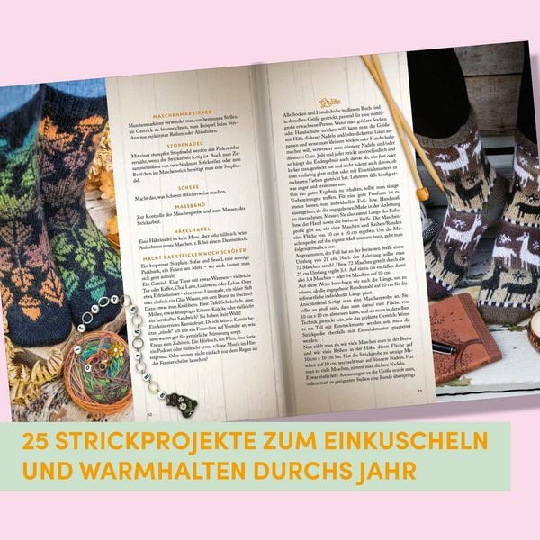 Produktbild: Kuschelige Socken und warme F&auml;ustlinge