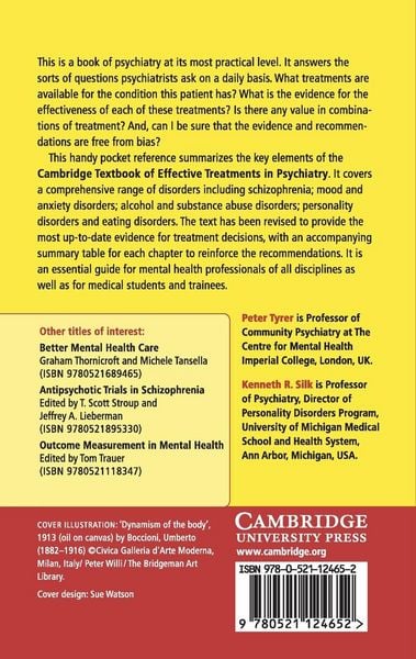 Produktbild: Effective Treatments in Psychiatry