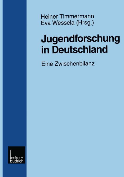 Produktbild: Jugendforschung in Deutschland