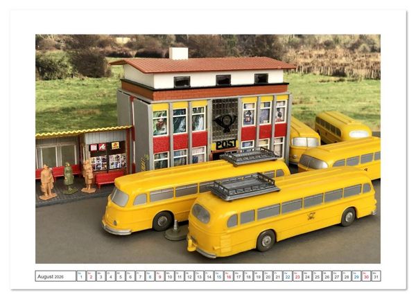 Produktbild: Architektur in Miniatur (hochwertiger Premium Wandkalender 2026 DIN A2 quer), Kunstdruck in Hochglanz