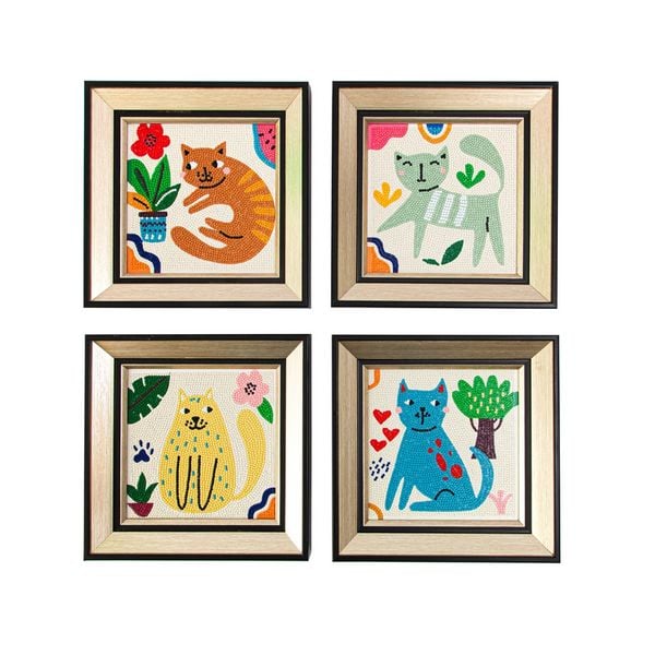 Produktbild: DIAMOND DOTZ - Diamond Painting Mini Katzen