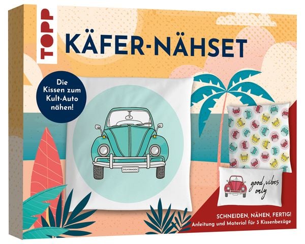 Produktbild: N&auml;hset Kissenbez&uuml;ge - VW K&auml;fer