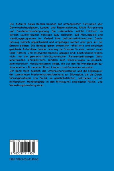 Produktbild: Politik im Dickicht der B&uuml;rokratie