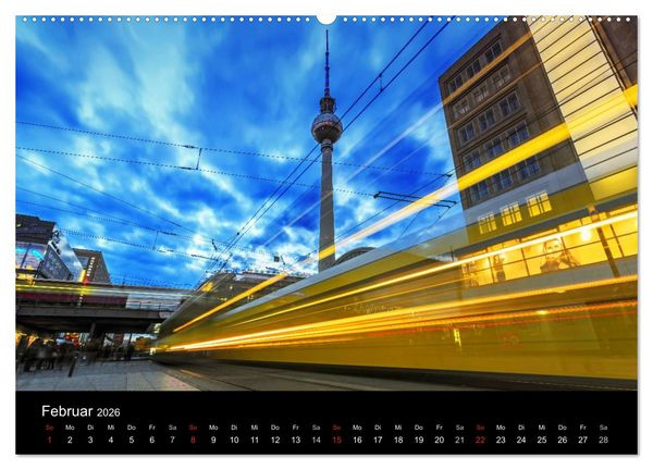Produktbild: Berlin dynmaic (hochwertiger Premium Wandkalender 2026 DIN A2 quer), Kunstdruck in Hochglanz