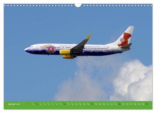 Produktbild: Die sch&ouml;nsten Flugzeug-Bemalungen (Wandkalender 2027 DIN A3 quer), CALVENDO Monatskalender