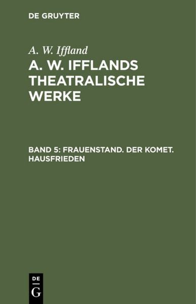 Produktbild: Frauenstand. Der Komet. Hausfrieden